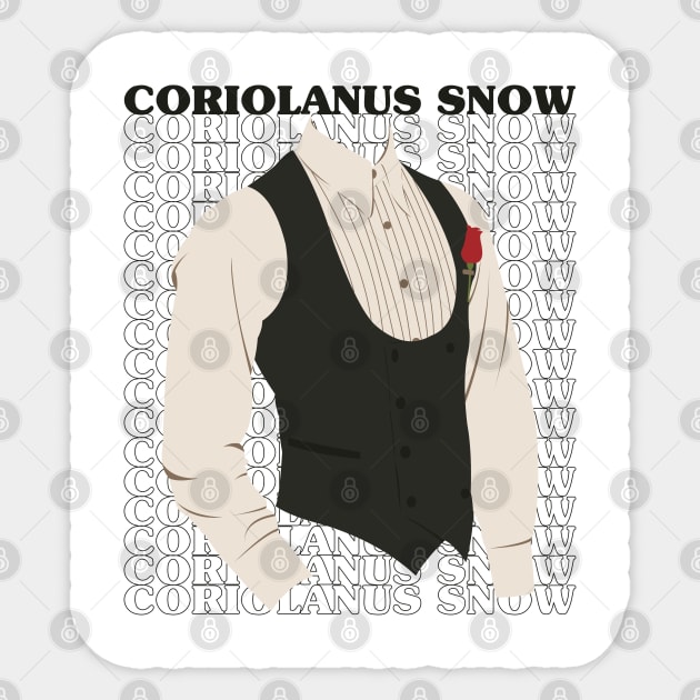 Coriolanus Snow hunger games Sticker by pump logos